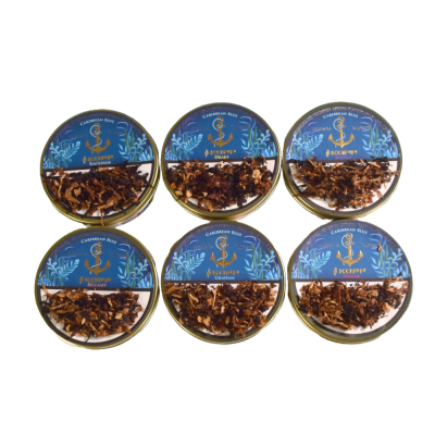 Kohlhase & Kopp Caribbean Blue Range Pipe Tobacco Sampler - 60g